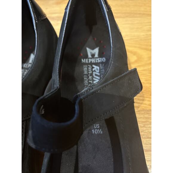 Mephisto Black Bucksoft Jenyfer Mary Jane EU 8 US 10 1/2 New - Picture 2 of 16